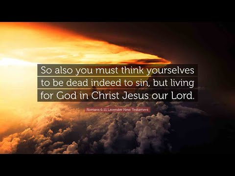 01-13-2022  Dead To Sin Alive To Jesus