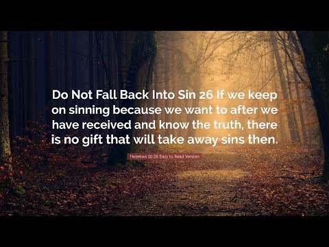8-15-2023 - Do Not Fall Back Into Sin